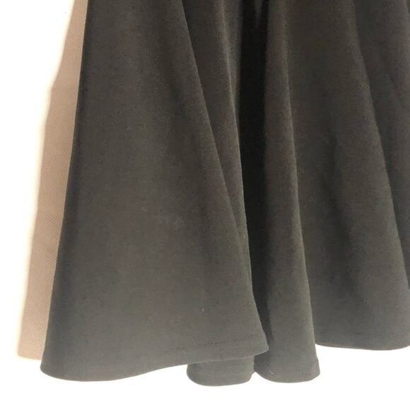 Kathy solid black flowing short shirt flowing elastic waist size small READ - Picture 7 of 8